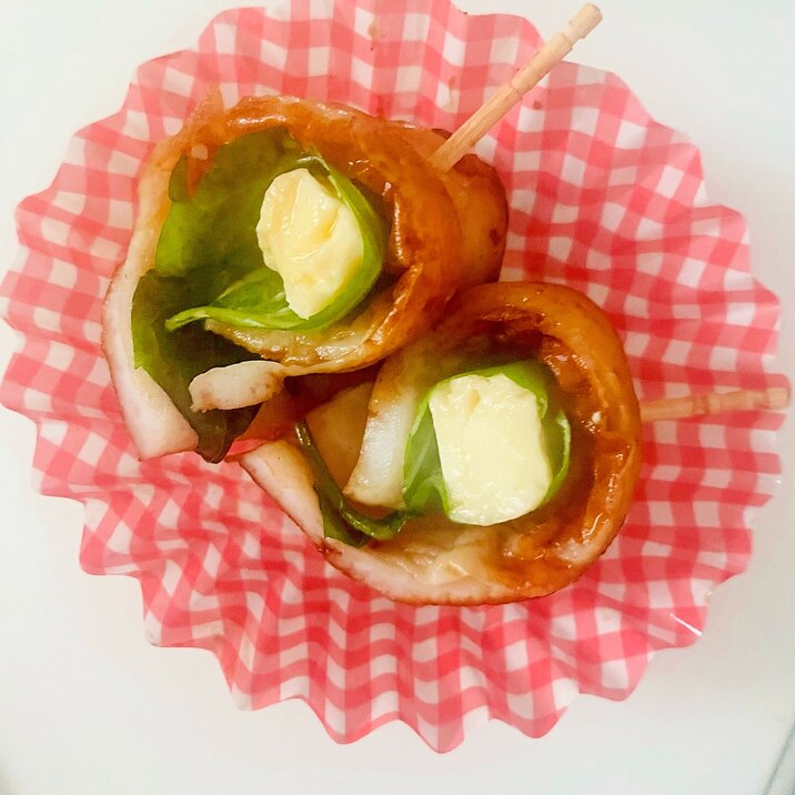 チーズと大葉の竹輪巻き
